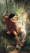 Pierre-Auguste Cot Springtime1 China oil painting reproduction